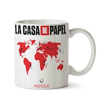 La Casa De Papel 4 Kupa Bardak Çok Renkli