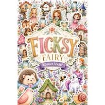 Sevimli Çiçek Perisi Sticker Seti - 60 Adet Peri Etiket Çıkartma Diğer