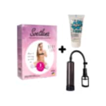 Truva Shop Svetlena 3 Işlevli Kaliteli Şişme Bebek +Penis Vakum Pompası +Jel