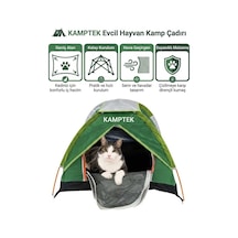 Kamptek Portatif Katlanabilir Otomatik Evcil Hayvan Çadırı Boy 74x52x47 Cm Renkli Dışarı / Ev Kullanıma Uygun Çok Renkli
