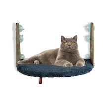 Vantuzlu Kedi Cam Yatağı, Pugalo Modeli Antrasit Renk