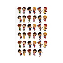 Sticker Kabartmalı A4 Boyutunda Stiker Defter, Planlayıcı Etiket Lim222 - Çocuklar Sticker Kabartmalı A4 Boyutunda Stiker Defter, Planlayıcı Etiket Lim222 - Çocuklar