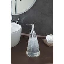 Selen Concept Idil Model El Yapımı Cam Sıvı Sabunluk Şeffaf