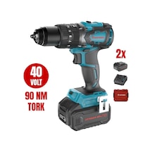 Kömürsüz Akülü Darbeli Vidalama Li-ion 40v 90nm 2 Akülü - Catpower4410