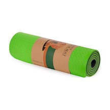 Cosfer 8Mm Çift Taraflı Çevre Dostu Yoga Matı Yeşil