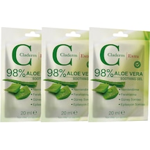Claderm Aloe Vera Soothing Gel 3 x 20 ML