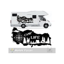 Türkiye Pusula Kamp Karavan Sticker