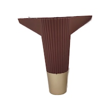 Zeygen Roma Plastik Mobilya Baza Koltuk Kanepe Ayağı 14 Cm Ceviz 8 Adet