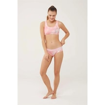 U.s Polo Assn. 66268 Kadın Büstiyer Şort Takım-pembe Pembe