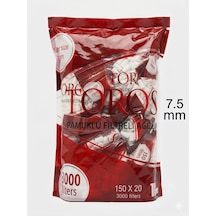 Toros Pamuklu Ağızlık Filtre 8mm 20x150 3000