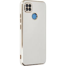 Uryport Xiaomi Redmi 9c Kılıf Volet Silikon - Beyaz Çok Renkli