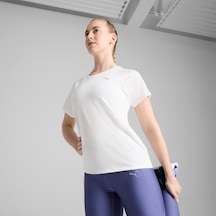 Puma Run Velocity Tri-blend Kadın Beyaz Koşu T-shirt 526580 Beyaz