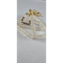 Kesme Model Bukalemun Tesbih Şeffaf