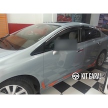 Kit Garaj Honda Civic Fb7 Modulo Yan Marşpiyel Seti Şık & Dayanıklı Tasarım Boyasız