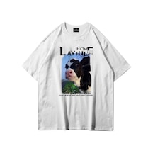 Tarzsokak Unisex Layful Tshirt Beyaz Beyaz
