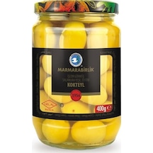 Marmarabirlik İşlem Görmüş Kokteyl 4XL Yeşil Zeytin Cam 400 G