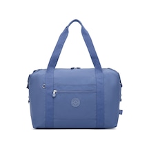Smart Bags Orta Boy Su Geçirmez Extra Hafif Krınkıl Kumaş El Valizi Ve Spor Çantası Mavi
