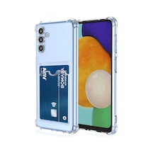 Galaxy Uyumlu A26 Kılıf Kart Şeffaf Silikon - Şeffaf Renk