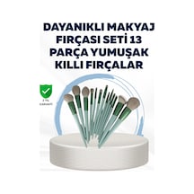 Profesyonel Kullanıma Uygun 13 Parça Makyaj Fırçası Takımı Fiber Kıllı