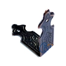 Dekoratif Sandık, Kutu Kenarı, 11x32mm, Eskitme, 100 Adet Ahşap