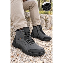 Vojo Fix İçi Tüylü Fermuarlı Günlük Outdoor Erkek Bot 267800001917 11 Füme