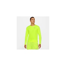 Nike Men S Dri-fıt Miler Long Sleeve Dry Miler Running Shirt Erkek Uzun Kollu Tişört Cu0318-702 Açık Sarı