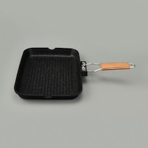 Döküm Grill Tava, 34x24 Cm, Gri Diğer