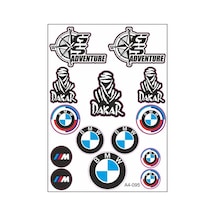 A4 Sticker 095 Tek Paket Çoklu Sticker Çok Renkli