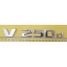 Mercedes Uyumlu Yazı V 250d Krom