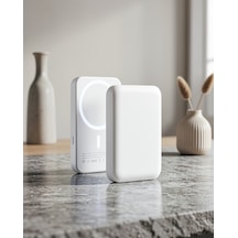 5000 Mah Magsafe Uyumlu Manyetik Kablosuz Powerbank Uczzz15wmagsafeeeee2-1 Çok Renkli