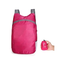 Ultra Işık Su Geçirmez Seyahat Katlanabilir Çanta Rose Pembe