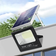 100w Solar Led Projektör Bahçe Aydınlatması Güneş Enerjili, Kumandalı