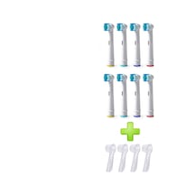 Oral B Uyumlu Şarjlı ve Pilli Diş Fırçası 8 Adet Yedek Başlık Uyu