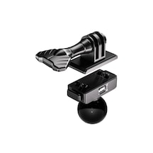 Quıckdock Qdx5-bd Manyetik Ve Kilitli Aksiyon Kamera Montaj Adaptörü Standart Bağlantılı 25mm Toplu Mafsal Uyumlu Değiştirilebilir Aksiyon Kamera Bağlantılı Siyah