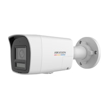 Hıkvısıon Ds-2cd1067g3-lıuf/srb 6mp 2.8mm Colorvu 30mt Smart Hybrıd Lıght Ip67 Dahili Ses Ir Bullet Ip Kamera
