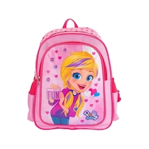 Pocket Kız Çocuk Sırt Çantası Pembe Çok Renkli