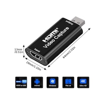 Usb Hdmi Video Capture Kart Hdmi Çevirici Dönüştürücü Ps4 Xbox (533635992)