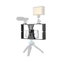 Cep Telefonu İçin Tutucu Kafes, Canlı Yayın Vlog, Kick, Youtubes Için Mini Taşınabilir Panel, Kıskaçlı Telefon Tutucu, Youtube Ve Yayıncı Telefon Sabitleyici Pu3007 Pu3007 - Kırmızı