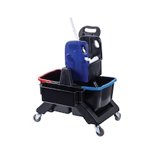 Mck Plus Çift Kovalı Temizlik ve Paspas Arabası Temizlik Seti