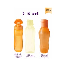 Şişe Suluk Matara 500 Ml 3 Lü Kombin Karışık