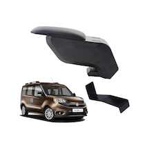 Fiat Doblo 2017 Delmesiz Çelik Ayaklı Siyah Kolçak Kol Dayama