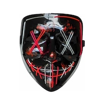 Mey İthalat Işıklı Led Maske Parti Eğlence Maskesi Hallowen Neon Maske Diğer