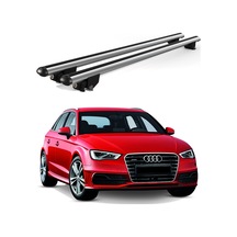 Kanca Audi A3 Sportback 2013 Ve Sonrası Uyumlu Gri Kilitli Ara Atkı 120cm Port Bagaj Tavan Barı