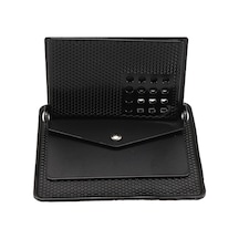 Araba Gösterge Paneli Çok İşlevli Sihirli Taşınabilir Telefon Tutucu Silikon Siyah