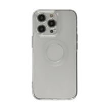 Apple iPhone  Uyumlu - 14 Pro Kılıf Santa Lens Silikon - Şeffaf