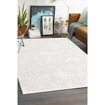 Enti Akik 8610 Krem Halı Kilim Salon Mutfak Kesme Yolluk Dokuma Krem