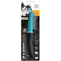 M-Pets 10105399 Up Down Comb Köpek Tarağı 22 CM Mavi
