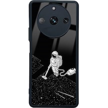 Oppo Realme 11 Pro Astronot Tatiana Tasarımlı Glossy Telefon Kılıfı Çok Renkli