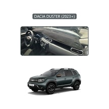 Dacıa Duster 2023+torpido Koruma Halısı Gri Kenar