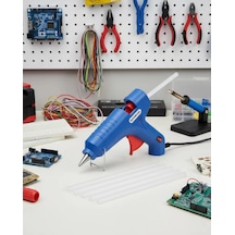 Hepsi Güçlü Yapıştırma İçin 80 W Silikon Tabancası 11 Mm Uyumlu 5 Adet Silikon Najmaddin